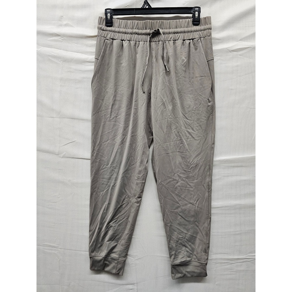 Member's Mark Womens Travel Jogger Pants Tan Nylon Blend Casual Size Large